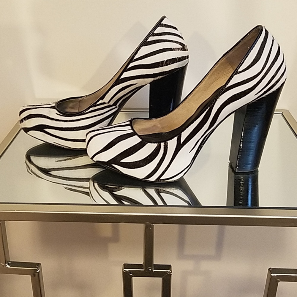 Michael Kors Zebra Calfhair Pumps